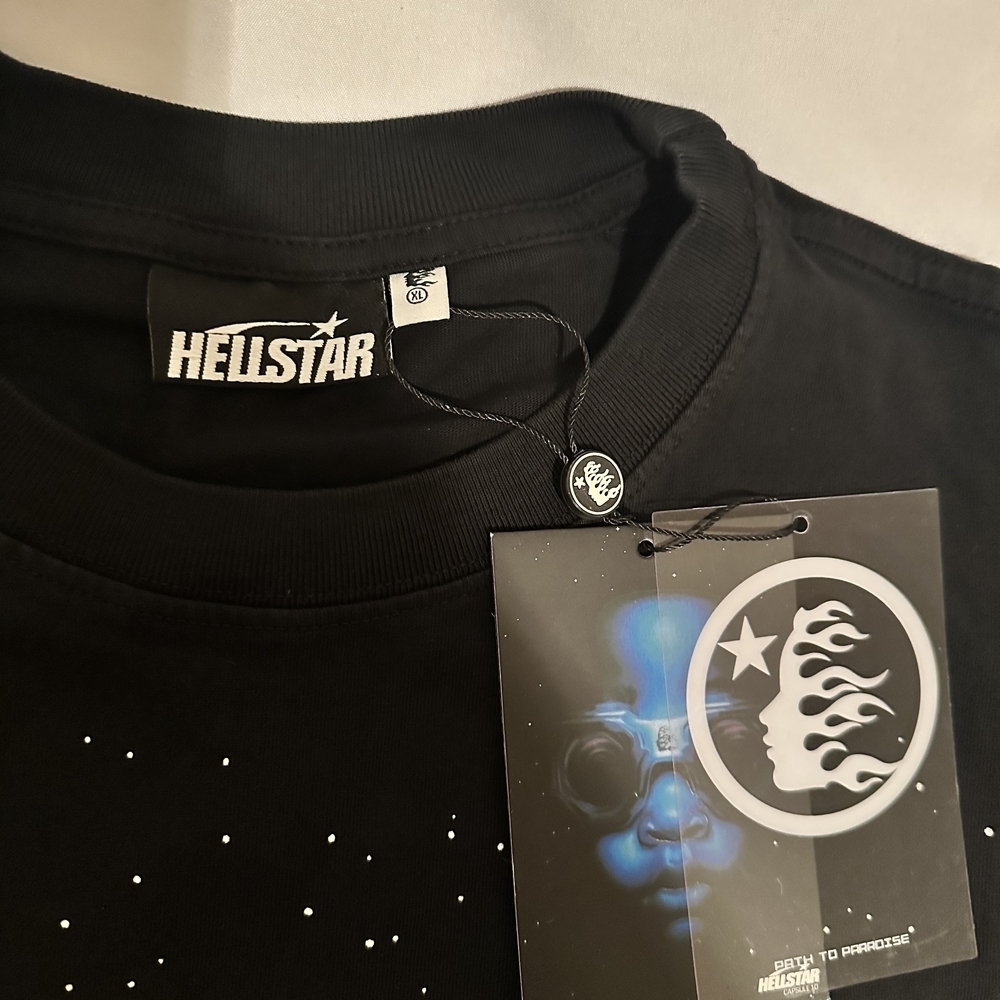 Black Hellstar Killer Mask T Shirt - Picture 3 of 5